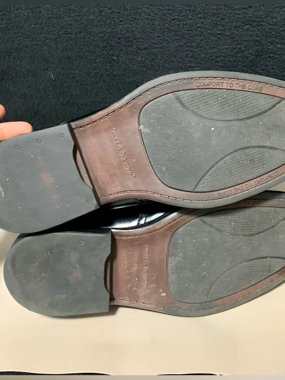 Croft & Barrow Bowman Black Wingtip Dress Shoes – Men’s 11.5 Wide